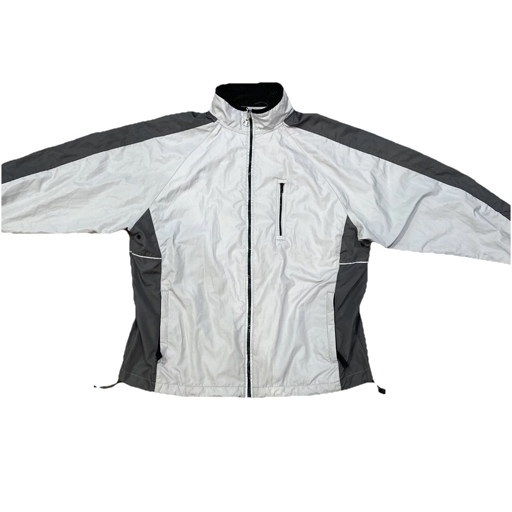 Champion Jacket Men's M Windbreaker Full-Zip Rain Coat Wind‎ Resistant Pockets